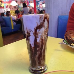 Gluten-free milkshake from Big Daddys